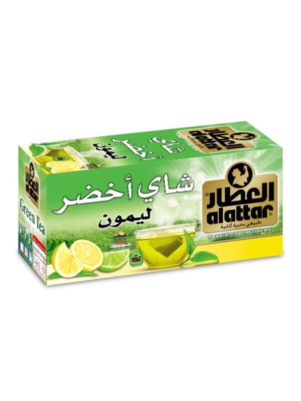 Al Attar Green Tea With Lemon 20 Bags