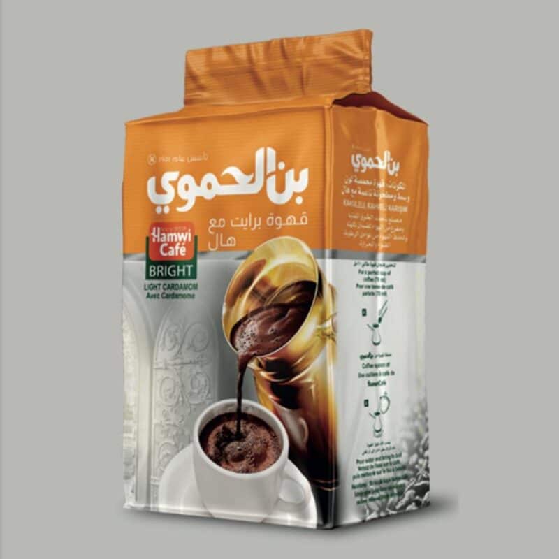 Al Hamwi Bright Coffee With Cardamon 180g